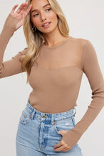 Load image into Gallery viewer, Latte Sweetheart Neck Top