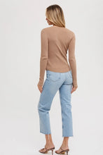 Load image into Gallery viewer, Latte Sweetheart Neck Top