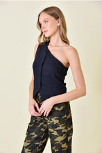 Load image into Gallery viewer, One Shoulder Vest
