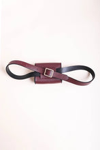 Load image into Gallery viewer, Burgundy Mini Faux Leather Belt Bag